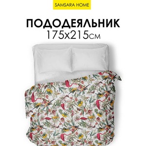 Пододеяльник 2 спальный БАЛИ (сатин, цифровая печать)